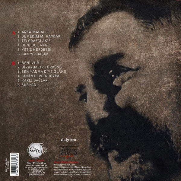 Ahmet Kaya - Beni Bul (Plak) Özgün | Protest | Müzik | Plak | Türk Halk | Müziği | Plak