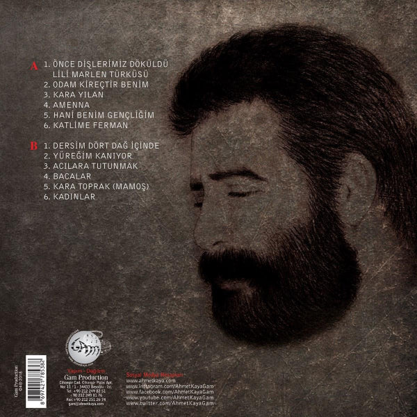 AHMET KAYA - Resitaller 1 - Record - Vinyl - Plak