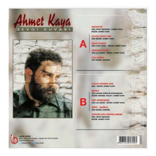 Ahmet Kaya - Sevgi Duvarı (Plak) Ahmet Kaya Sevgi Duvarı Plak | LP