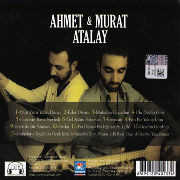 Ahmet & Murat Atalay - Arz-ı Didar CD | Türk halk müziği | türkische Volksmusik | CD