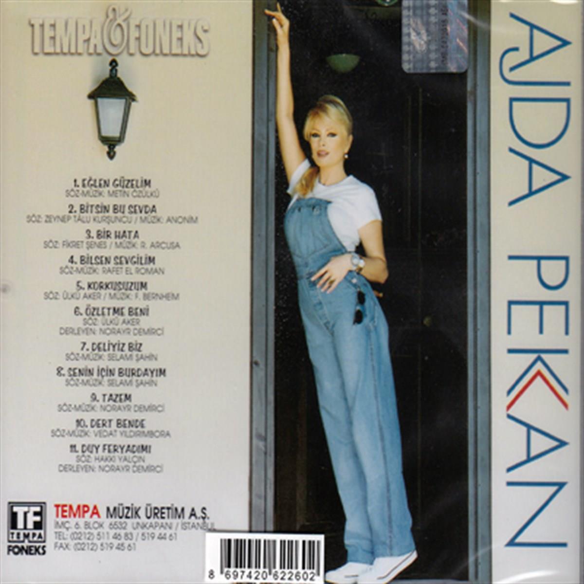 Ajda Pekkan CD| Ajda Pekkan | Eğlen Güzelim | Türkçe | POP ( Türkçe CD )