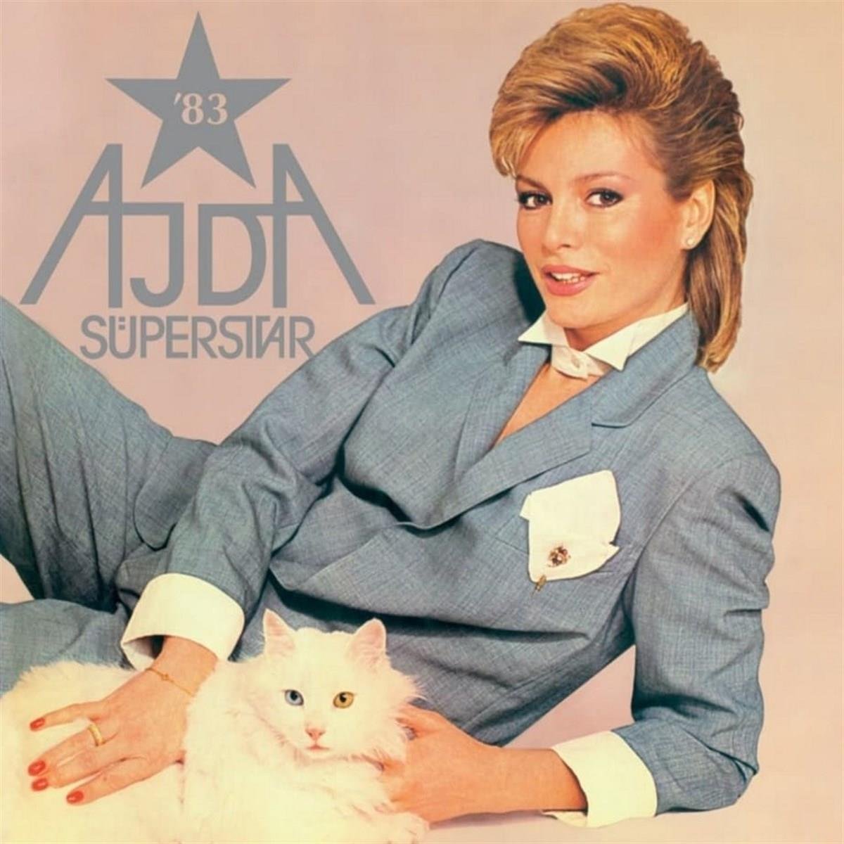 AJDA - '83 - Süperstar - plak - vinil - poster