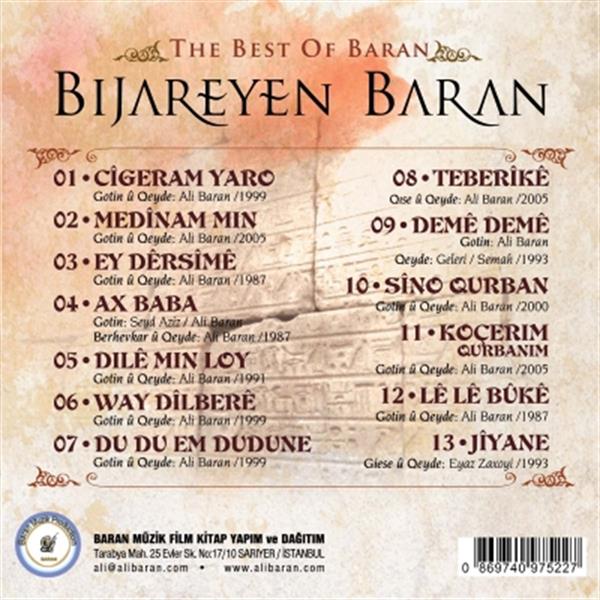 Ali Baran - Bijareyen Baran - The Best Of Baran |Kürtçe |Kurdisch Folk Music| CD