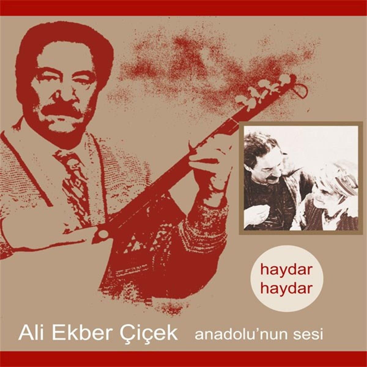 ALİ EKBER ÇİÇEK -ANADOLU "UN SESI / HAYDAR HAYDAR PLAK /SCHALLPATEN /VINLY -haydar haydar Ali Ekber çiçek anadolu nun sesi