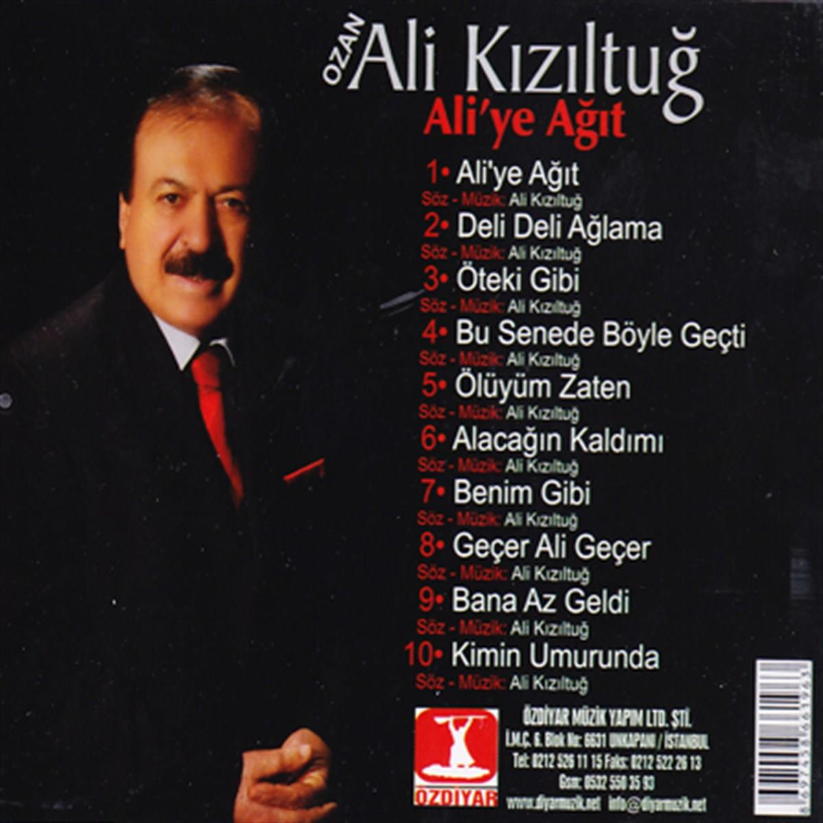 Ali Kızıltuğ - Ali'ye Ağıt CD /ÖzDiyar Müzik