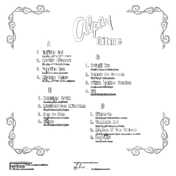 Alpay - Gitme Plak ( 2'Li Plak) Alpay Gitme Plak | schallplatte | LP