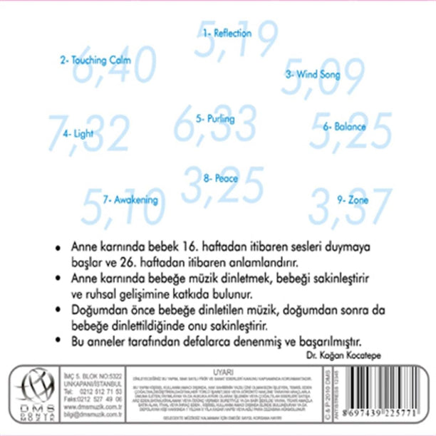 Anne Karnındaki Bebeğe Şarkılar ( Bebeğe Şarkılar  CD) Türkçe çocuk Sarkıları CD