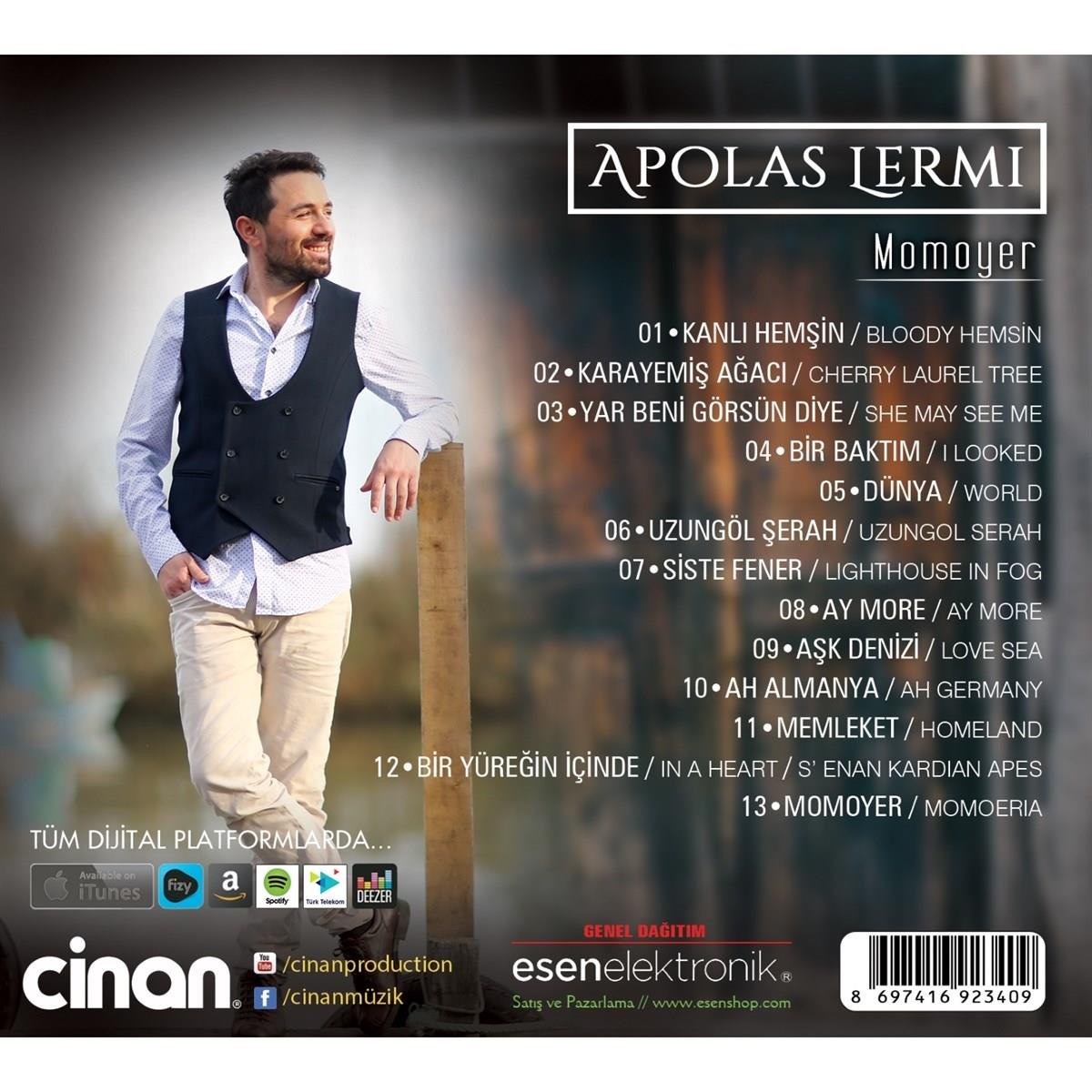 Apolas Lermi | Momoyer | CD (Türk Halk | Karadeniz Yöresi Kemence | Horon )Türkçe CD