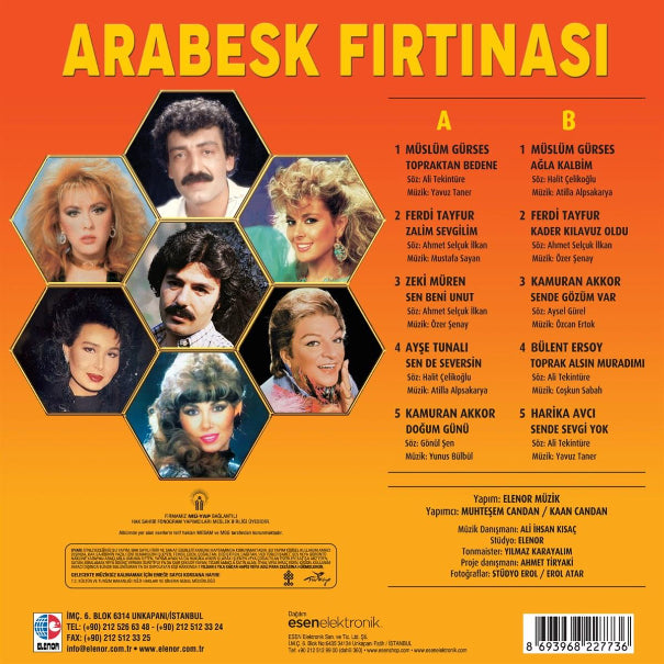 Arabesk Fırtınası | Çeşitli Sanatçılar | karışık | Plak ( karışık Arabesk Plak )Schallplatte | LP