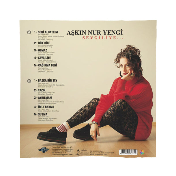 Aşkın Nur Yengi -Sevgiliye Plak(Renkli Plak) kırmızı Renkli | Plak | Schallplatte | LP