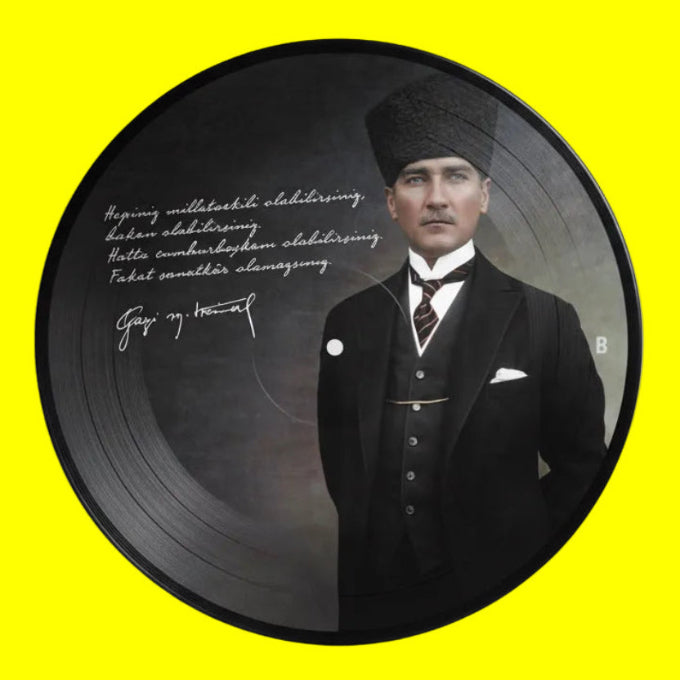 Atatürk'ün Sevdiği Şarkılar plak - Solist: Ertan Sert ( Numaralı Picture Plak) Schallplatte | LP