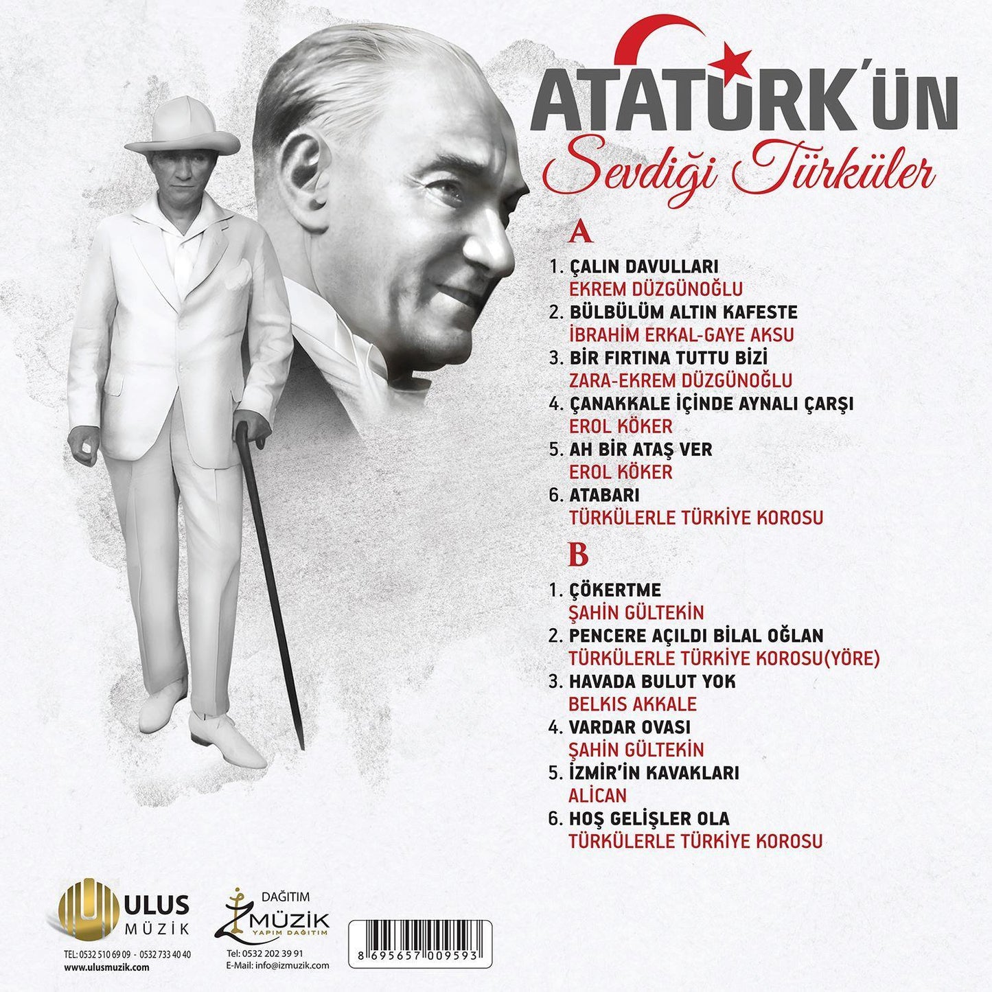 Atatürk'ün Sevdiği Türküler | Plak | (Türk Halk |Plak) Schallplatte | LP