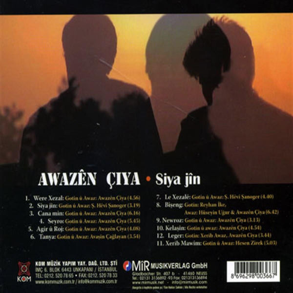 AWAZÊN ÇIYA CD - Siya Jin CD | Kürtçe CD | Mir PRODUKTION Almanya | Kom Müzik