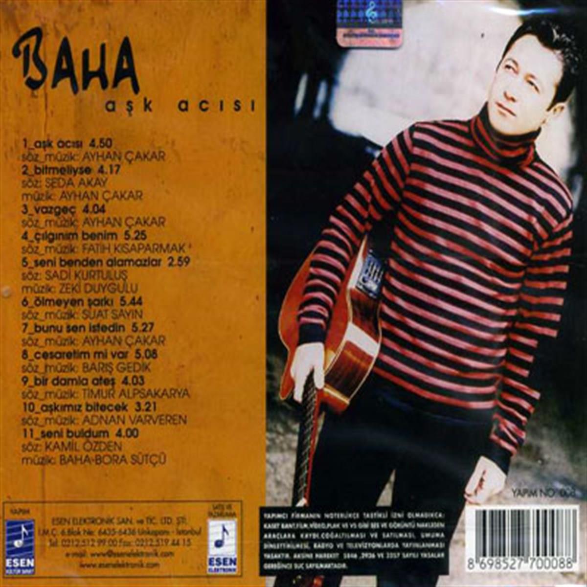 Esen Müzik Baha - Aşk Acısı (CD) CD's