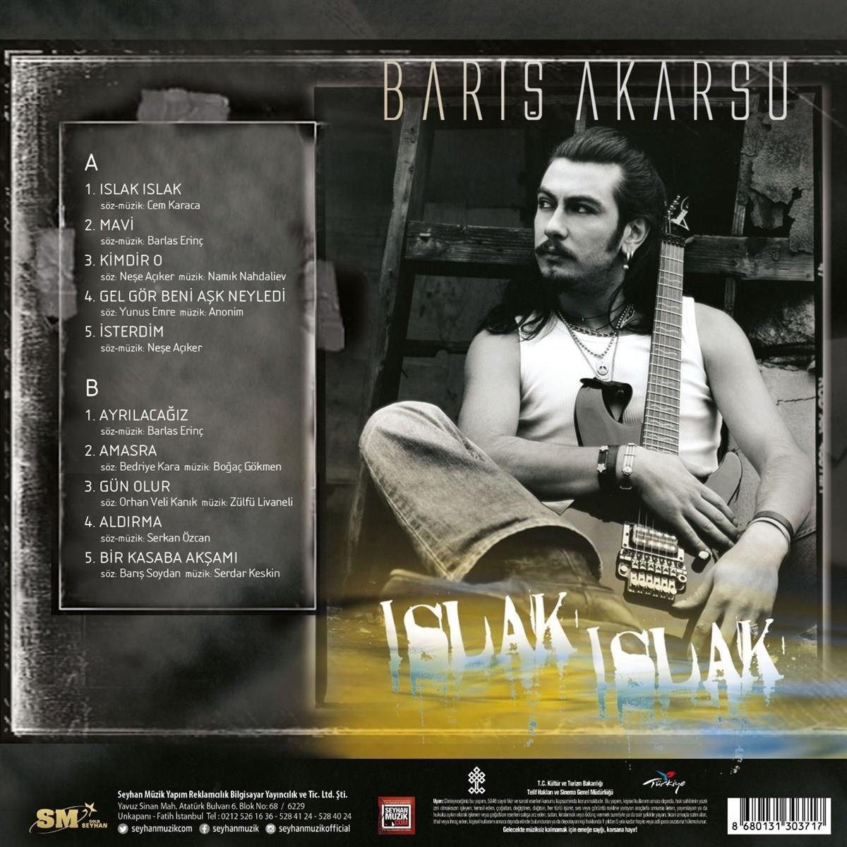 Barış Akarsu - Islak Islak Plak -Baris Akarsu islak islak Plak(Plak)Schallplatte