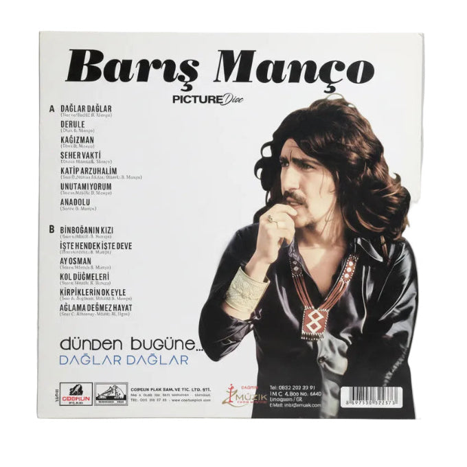 Barış Manço - Dağlar Dağlar | Plak (Picture Plak) Schallplatte | LP | Almanya sipariş