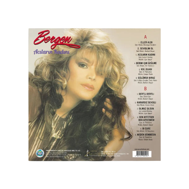 Bergen - Acıların Kadını Plak (Renkli Plak) Bergen Acıların Kadını Plak(Bergen Plak) Türkische Schallplatte | LP