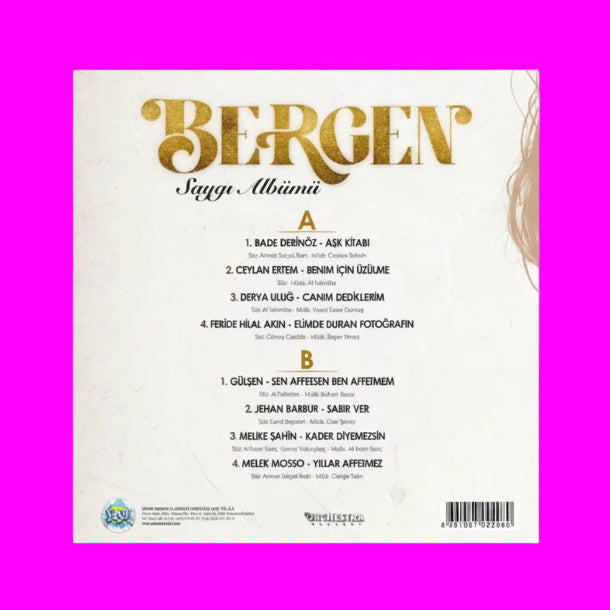 BERGEN - Album Cover - Record - Vinyl - Plak
