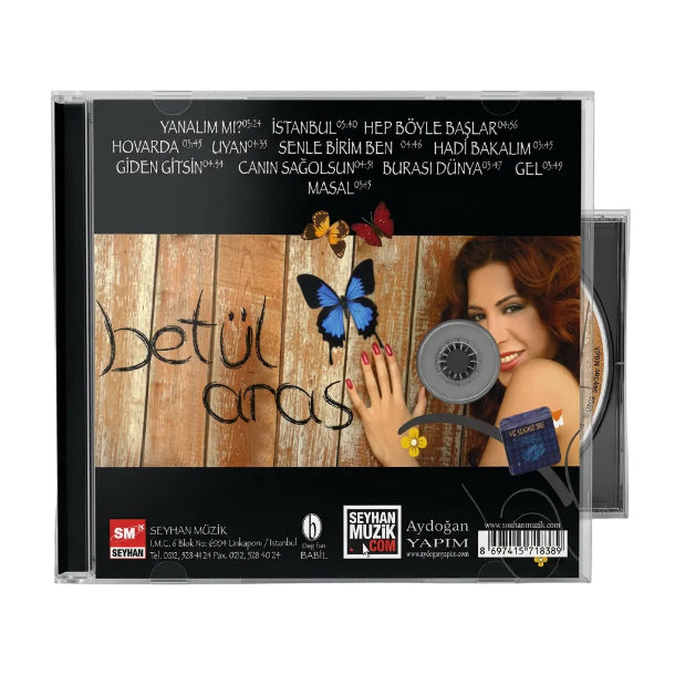 Betül Aras - Uyan (CD) Betül Aras Uyan CD | Türkçe Pop | Türkischer Pop | Türkische pop | Türkisch pop | CD
