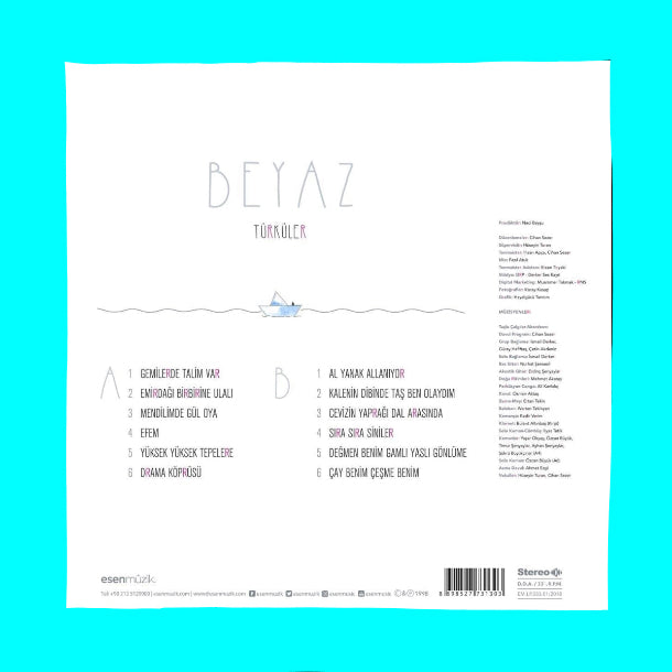 Beyaz - Türküler ( Plak )Schallplatte | LP | Türk halk | müziği | Plak