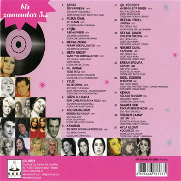 Bir Zamanlar - 5 CD [Türkischer Pop | CD]