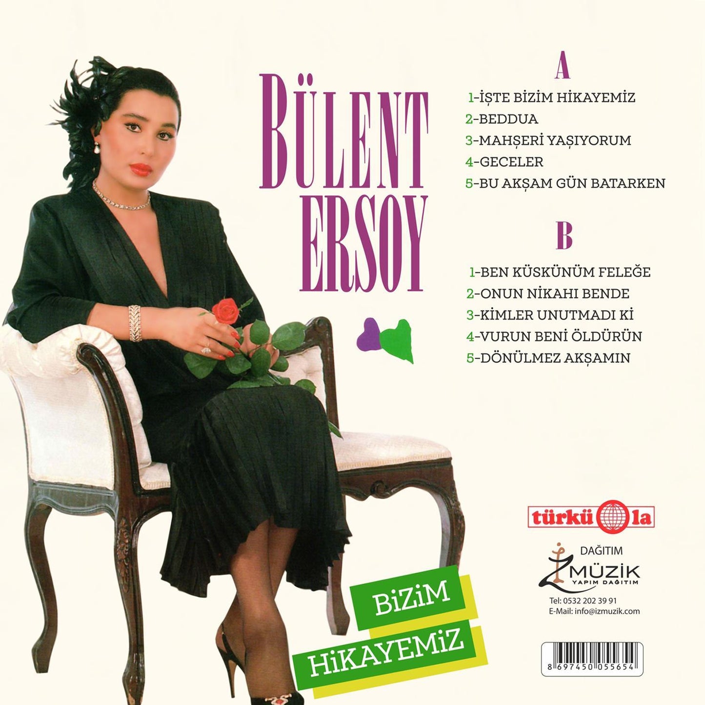 BÜLENT ERSOY - Bizim Hikayemiz - plak - vinil - poster