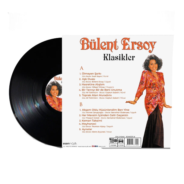 Bülent Ersoy - Klasikler (Plak) Bülent Ersoy Klasikleri Plak | Türkische Kunstmusik | Schallplatte | LP