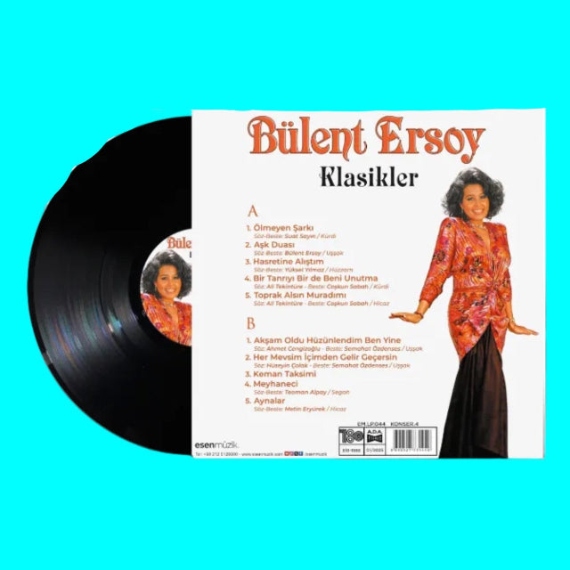 Bülent Ersoy - Klasikler (Plak) Bülent Ersoy Klasikleri Plak | Türkische Kunstmusik | Schallplatte | LP