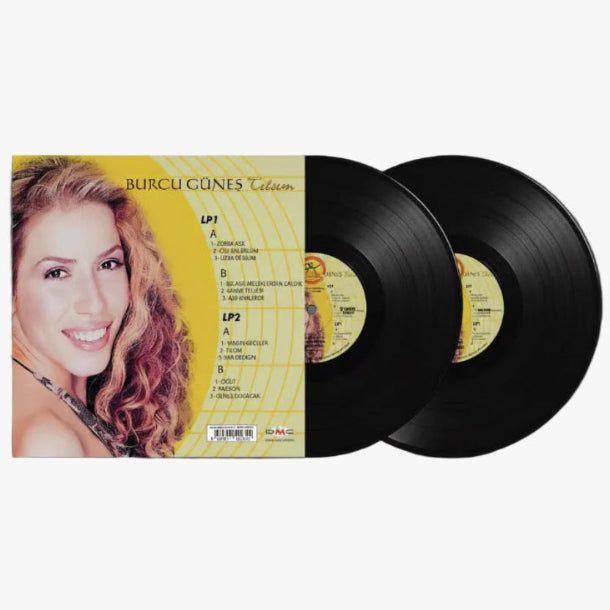 Burcu Güneş Plak-Tılsım-Plak (2 Plak) Türkçe | Pop | Plak | kayıt | LP