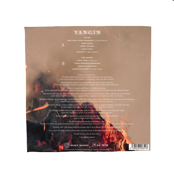 Çağan Şengül - Yangın ( Plak )Türkçe POP | Plak | Schallplatte | LP