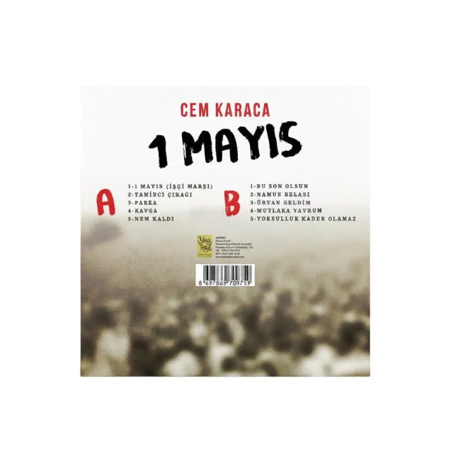 Cem Karaca – 1 Mayıs Plak (Türkischer Rock | Schallplatte)Türkçe | Rock | Plak