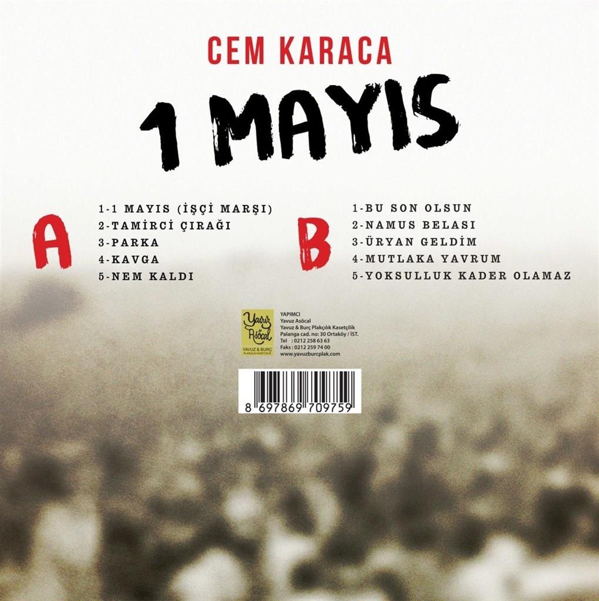 CEM KARACA - 1 Mayis - Record - Vinyl - Plak