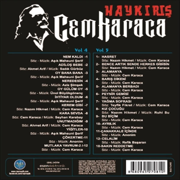 Cem Karaca- Haykırış [Türkischer Rock | 2 CD] Türk Rock | Anadolu Rock | türkçe Rock | CD