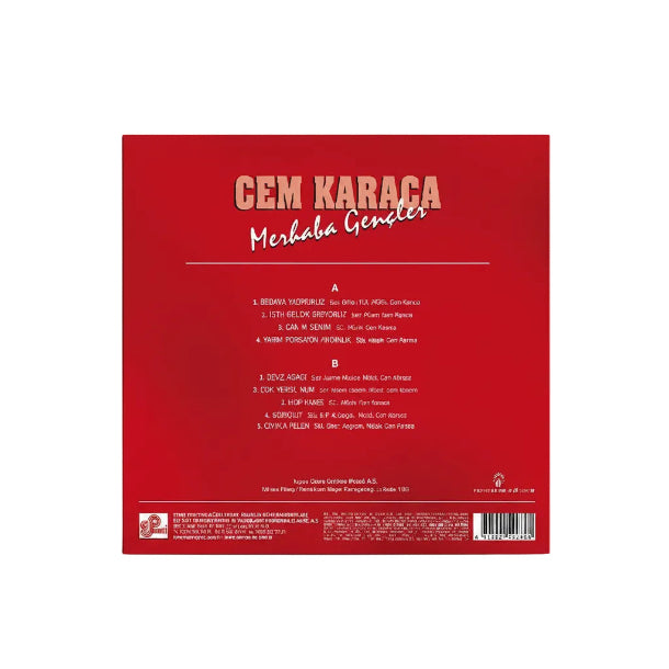 Cem Karaca - Merhaba Gençler Plak (Türkischer Rock | Schallplatte) Cem Karaca Plak