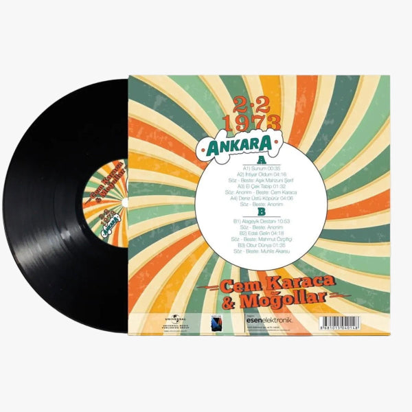 Cem Karaca| Moğollar | 2.2.1973 Ankara | Plak (Türkischer Rock | Schallplatte | LP)