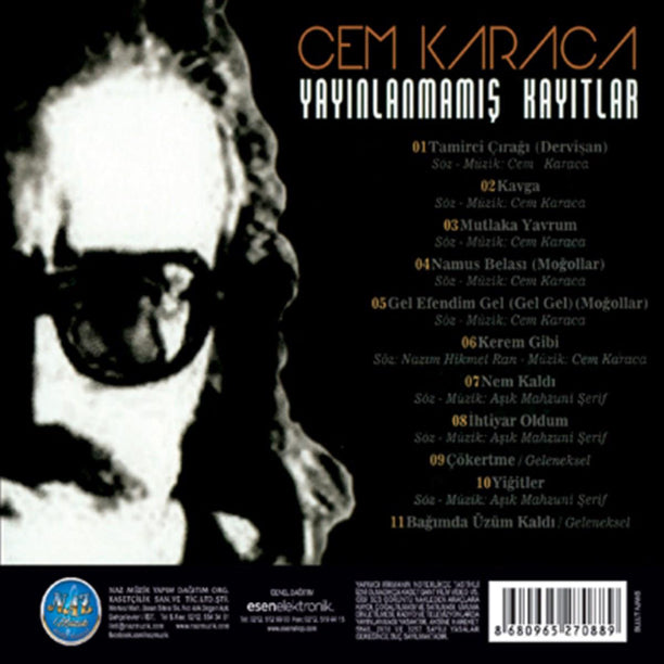 Cem Karaca CD - Yayınlanmamış Kayıtlar CD | 1974'ten Günümüze Enstrümantal Kayıtlarıyla CD | Türkçe CD