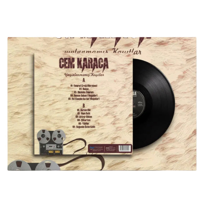 Cem Karaca - Yayınlanmamış Kayıtlar Plak (Türkisch Instrumental Schallplatte | LP) Cem Karaca Plak