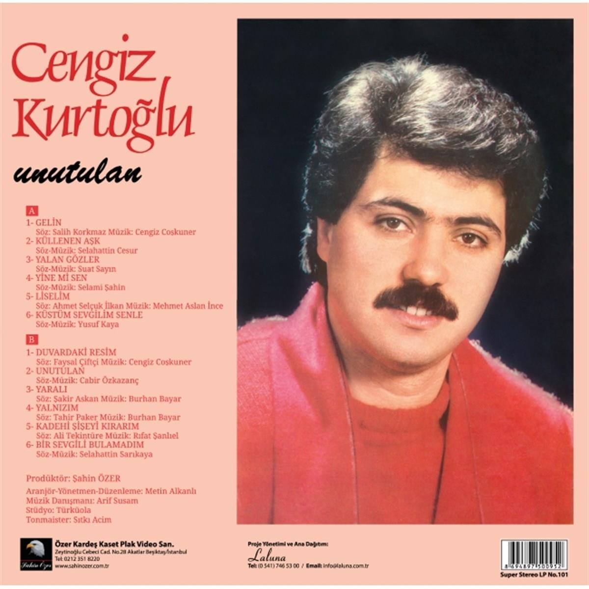 Cengiz Kurtoğlu -Cengiz Kurtoglu Unutulan (Plak)Schallplatte-LP