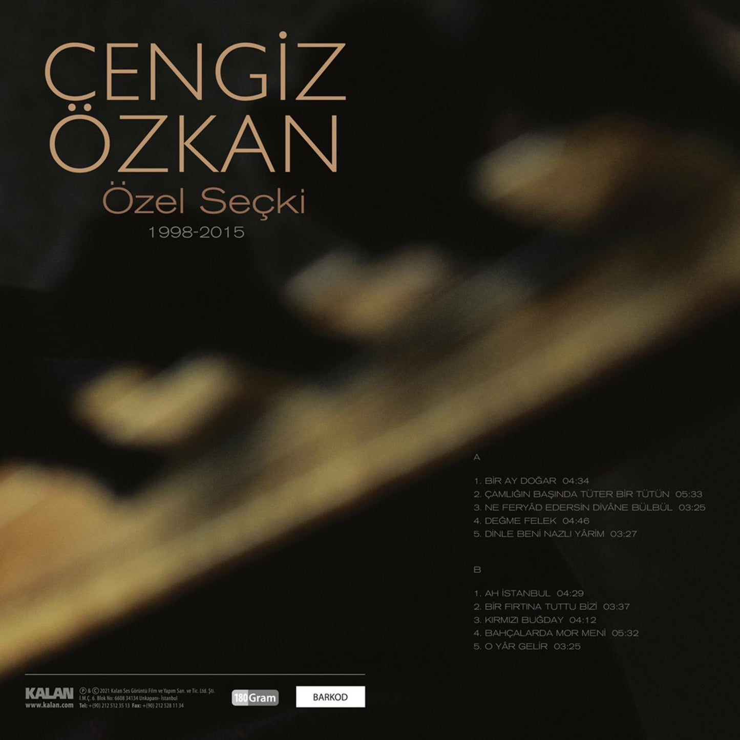 CENGİZ ÖZKAN - Özel Seçki - 1998-2015 - plak - vinil - poster