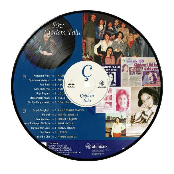 Çiğdem Talu - Söz: Çiğdem Talu (Çeşitli Sanatçılar ) Plak | LP | Türk Pop Müziği | Plak | LP