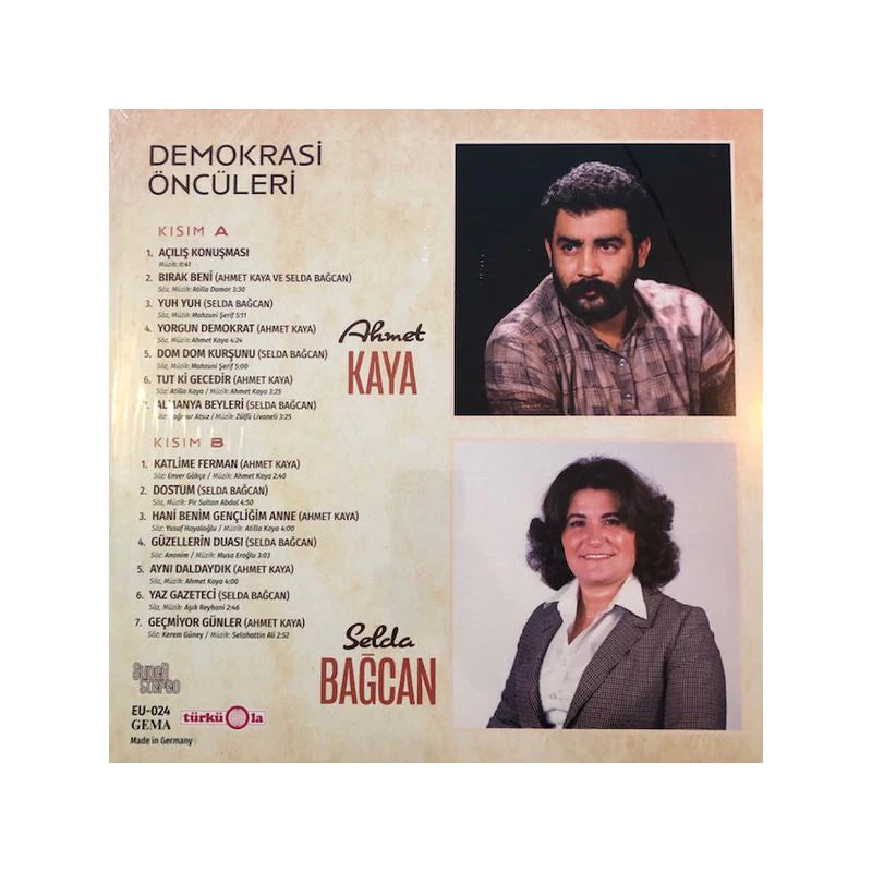 Ahmet Kaya-Selda Bagcan - Demokrasi Öncüleri Plak-Schallplatte