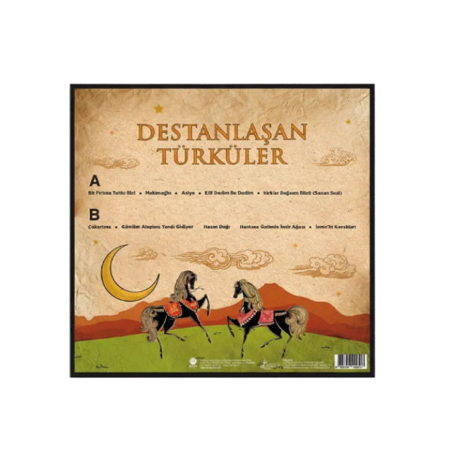 Destanlaşan Türküler Plak - Çeşitli Sanatçılar 'dan Türkü Plak (Türkische Volksmusik | Schallplatte)