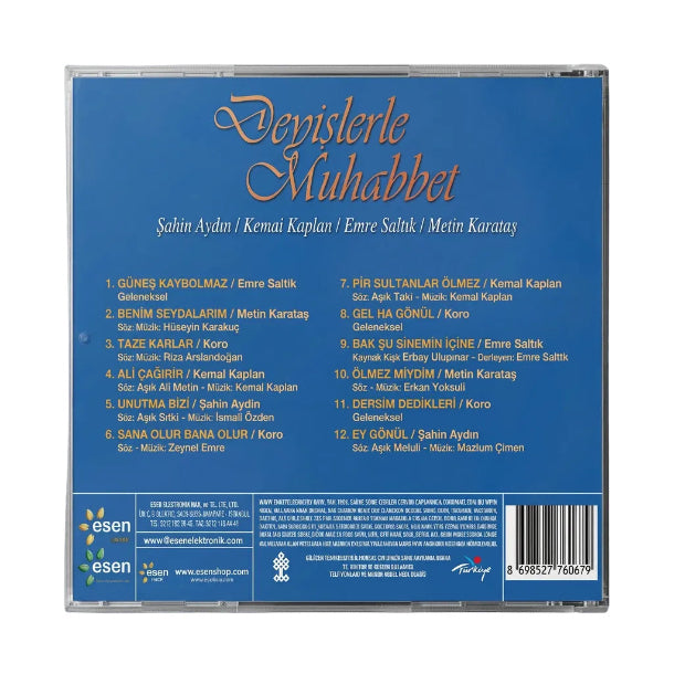 Deyişlerle Muhabbet(CD)Deyişlerle Muhabbet | Emre Saltık | Metin Karataş | Şahin Aydın | Kemal Kaplan | CD
