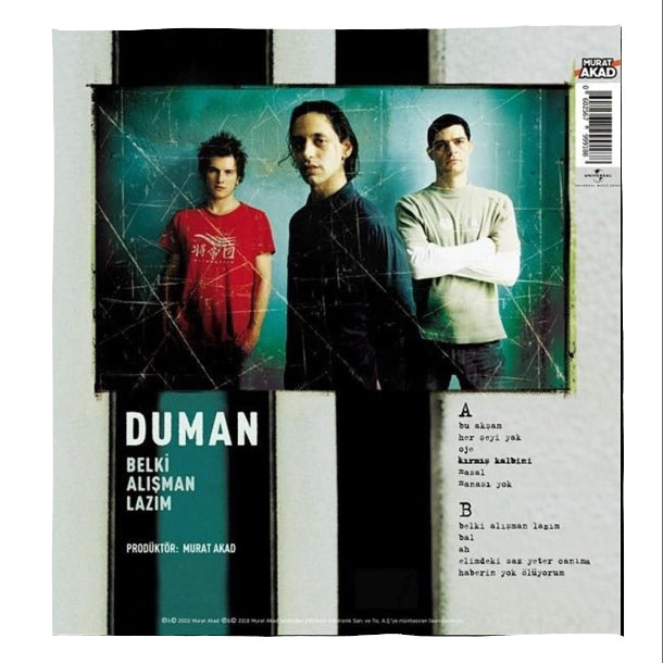 Duman - Belki Alışman Lazım (Yeşil Renkli Plak)Duman Belki Alışman Lazım Plak (Yeşil Renkli LP)