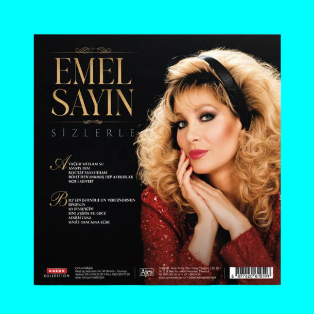 Emel Sayın - Sizlerle / Sevgisiz Yaşayamam (Plak) Emel Sayın Sizlerle Plak |Emel Sayın Yağdır Mevlam Su Plak
