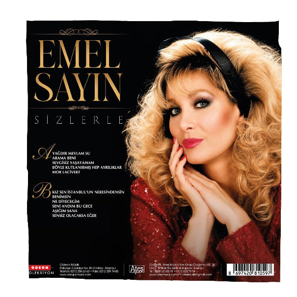 Emel Sayın - Sizlerle / Sevgisiz Yaşayamam (Plak) Emel Sayın Sizlerle Plak |Emel Sayın Yağdır Mevlam Su Plak