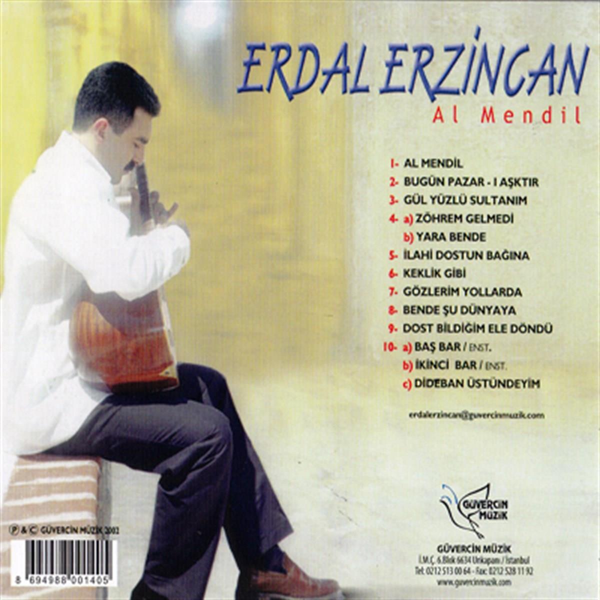 Erdal Erzincan- Al Mendil(CD) Türk Halk |CD