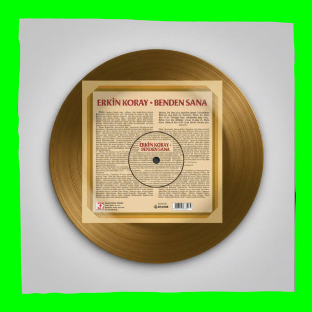 Erkin Koray - Benden Sana (Renkli Plak)Türkischer Rock | Türkçe Rock | Türk Rock | Anadolu Rock | Plak | LP