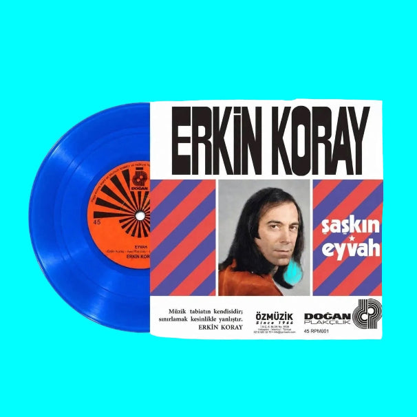 Erkin Koray - Şaşkın (Limited Edition - Sürpriz Numaralı - Sertifikalı (45 Devir Renkli Plak) LP