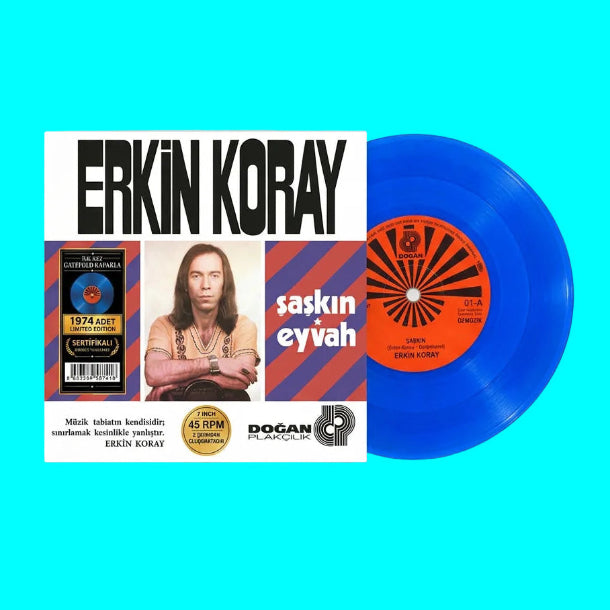 Erkin Koray - Şaşkın (Limited Edition - Sürpriz Numaralı - Sertifikalı (45 Devir Renkli Plak) LP